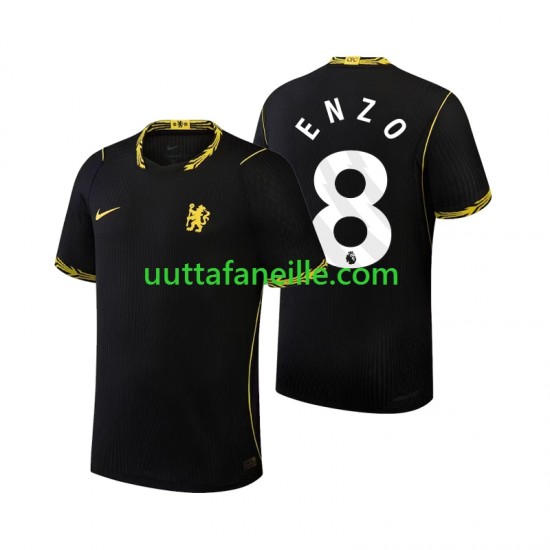 Jalkapallo Pelipaitoja Chelsea Enzo Fernandez 8 Mies Vieraspeliasu 2026-2027 Lyhythihainen