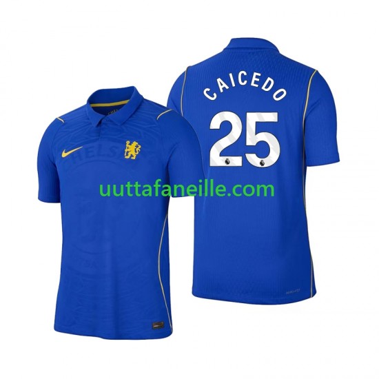 Jalkapallo Pelipaitoja Chelsea Moises Caicedo 25 Mies Kotipeliasu 2026-2027 Lyhythihainen