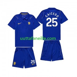 Jalkapallo Pelipaitoja Chelsea Moises Caicedo 25 Lasten Kotipeliasu 2026-2027 Lyhythihainen