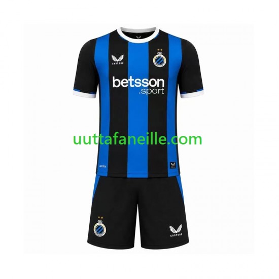Jalkapallo Pelipaitoja Club Brugge Lasten Kotipeliasu 2026-2027 Lyhythihainen