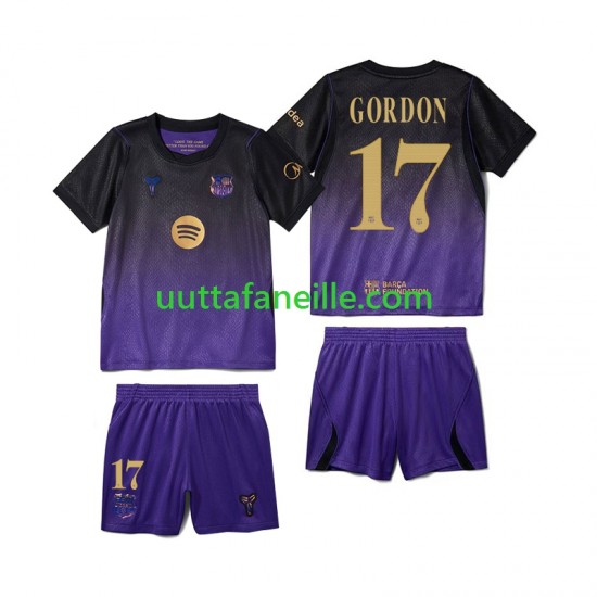 Jalkapallo Pelipaitoja FC Barcelona Anthony Gordon 17 Lasten Vieraspeliasu 2026-2027 Lyhythihainen
