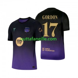 Jalkapallo Pelipaitoja FC Barcelona Anthony Gordon 17 Mies Vieraspeliasu 2026-2027 Lyhythihainen
