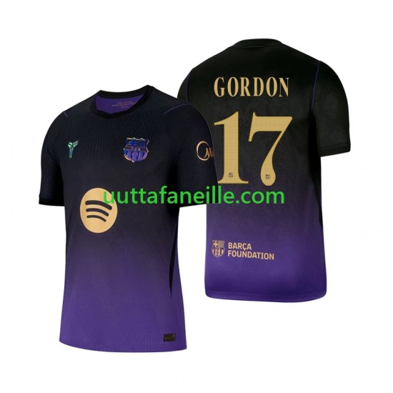 Jalkapallo Pelipaitoja FC Barcelona Anthony Gordon 17 Mies Vieraspeliasu 2026-2027 Lyhythihainen