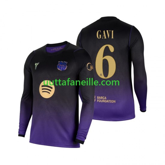 Jalkapallo Pelipaitoja FC Barcelona Gavi 6 Mies Vieraspeliasu 2026-2027 Pitkähihainen