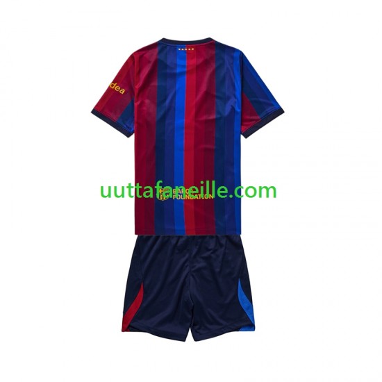 Jalkapallo Pelipaitoja FC Barcelona Lasten Kotipeliasu 2026-2027 Lyhythihainen