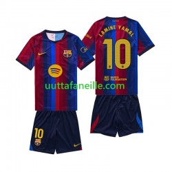 Jalkapallo Pelipaitoja FC Barcelona Lamine Yamal 10 Lasten Kotipeliasu 2026-2027 Lyhythihainen