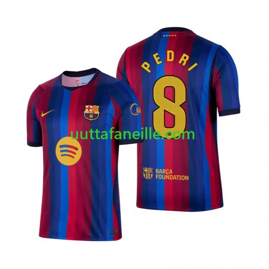 Jalkapallo Pelipaitoja FC Barcelona Pedri 8 Mies Kotipeliasu 2026-2027 Lyhythihainen