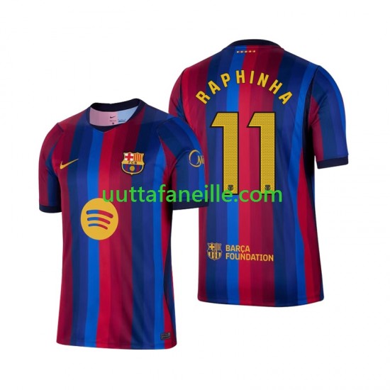 Jalkapallo Pelipaitoja FC Barcelona Raphinha 11 Mies Kotipeliasu 2026-2027 Lyhythihainen