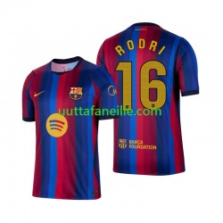 Jalkapallo Pelipaitoja FC Barcelona Rodri 16 Mies Kotipeliasu 2026-2027 Lyhythihainen