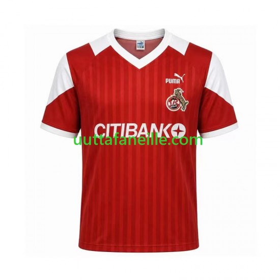 Jalkapallo Pelipaitoja FC Köln 1992 1993 Retro Mies Vieraspeliasu Lyhythihainen