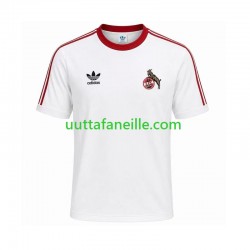 Jalkapallo Pelipaitoja FC Köln 1986 1987 Retro Mies Kotipeliasu Lyhythihainen