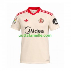 Jalkapallo Pelipaitoja Sevilla FC Retro Mies Kotipeliasu 2025-2026 Lyhythihainen