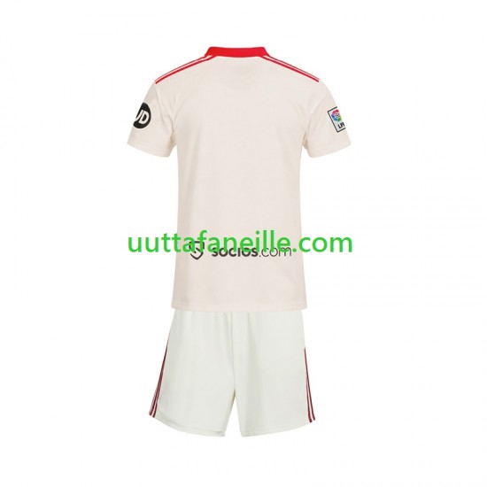 Jalkapallo Pelipaitoja Sevilla FC Retro Lasten Kotipeliasu 2025-2026 Lyhythihainen