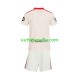 Jalkapallo Pelipaitoja Sevilla FC Retro Lasten Kotipeliasu 2025-2026 Lyhythihainen