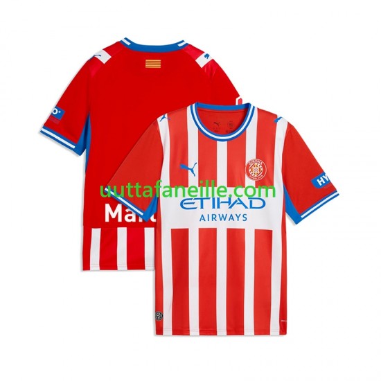 Jalkapallo Pelipaitoja Girona Mies Kotipeliasu 2026-2027 Lyhythihainen