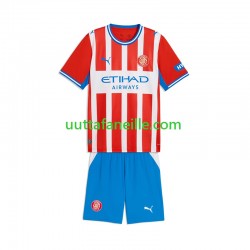 Jalkapallo Pelipaitoja Girona Lasten Kotipeliasu 2026-2027 Lyhythihainen