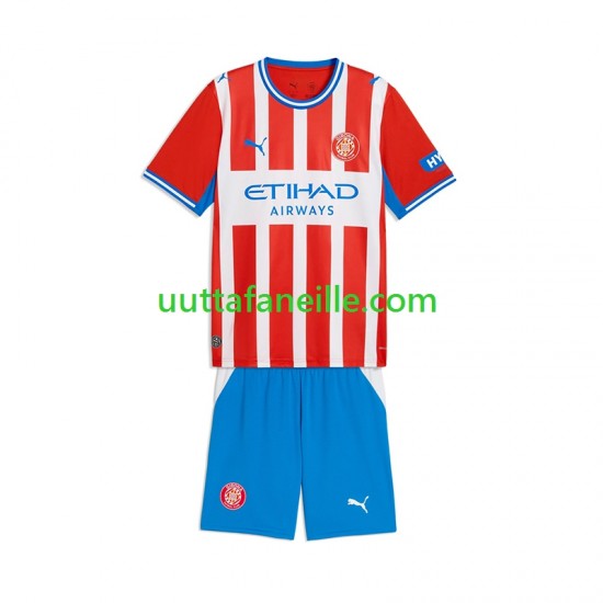 Jalkapallo Pelipaitoja Girona Lasten Kotipeliasu 2026-2027 Lyhythihainen
