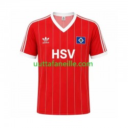 Jalkapallo Pelipaitoja Hamburger SV 1983 Retro Mies Vieraspeliasu Lyhythihainen