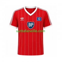 Jalkapallo Pelipaitoja Hamburger SV 1984 Retro Mies Vieraspeliasu Lyhythihainen