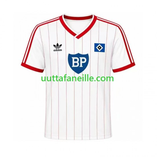 Jalkapallo Pelipaitoja Hamburger SV 1984 Retro Mies Kotipeliasu Lyhythihainen