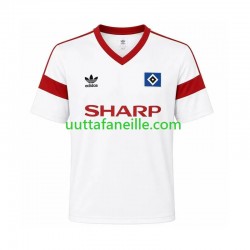 Jalkapallo Pelipaitoja Hamburger SV 1988 Retro Mies Kotipeliasu Lyhythihainen