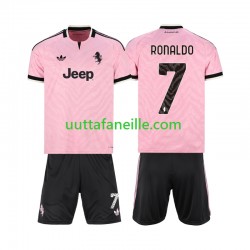 Jalkapallo Pelipaitoja Juventus Cristiano Ronaldo 7 Lasten Vieraspeliasu 2026-2027 Lyhythihainen