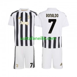 Jalkapallo Pelipaitoja Juventus Cristiano Ronaldo 7 Lasten Kotipeliasu 2026-2027 Lyhythihainen