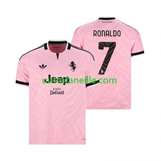 Jalkapallo Pelipaitoja Juventus Cristiano Ronaldo 7 Mies Vieraspeliasu 2026-2027 Lyhythihainen