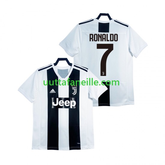 Jalkapallo Pelipaitoja Juventus Cristiano Ronaldo 2018 2019 Retro Mies Kotipeliasu Lyhythihainen
