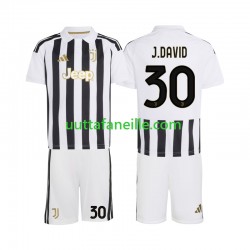 Jalkapallo Pelipaitoja Juventus Jonathan David 30 Lasten Kotipeliasu 2026-2027 Lyhythihainen