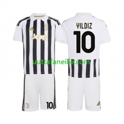 Jalkapallo Pelipaitoja Juventus Kenan Yildiz 10 Lasten Kotipeliasu 2026-2027 Lyhythihainen