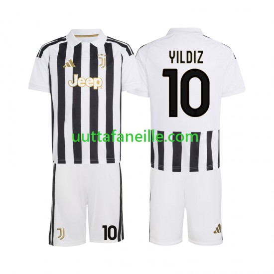 Jalkapallo Pelipaitoja Juventus Kenan Yildiz 10 Lasten Kotipeliasu 2026-2027 Lyhythihainen