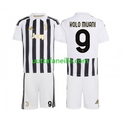 Jalkapallo Pelipaitoja Juventus Randal Kolo Muani 9 Lasten Kotipeliasu 2026-2027 Lyhythihainen