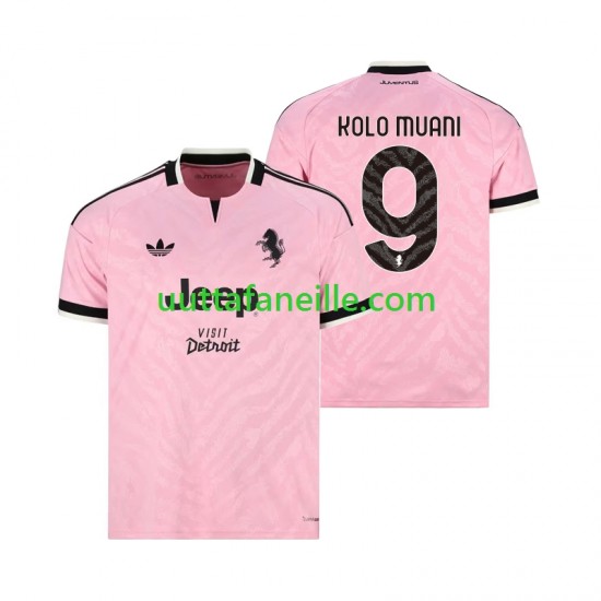 Jalkapallo Pelipaitoja Juventus Randal Kolo Muani 9 Mies Vieraspeliasu 2026-2027 Lyhythihainen