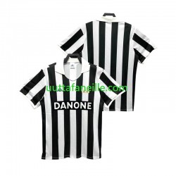 Jalkapallo Pelipaitoja Juventus 1992 Retro Mies Kotipeliasu 1994 Lyhythihainen