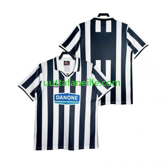 Jalkapallo Pelipaitoja Juventus 1995 Retro Mies Kotipeliasu 1994 Lyhythihainen