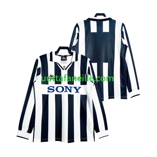 Jalkapallo Pelipaitoja Juventus 1997 Retro Mies Kotipeliasu Pitkähihainen