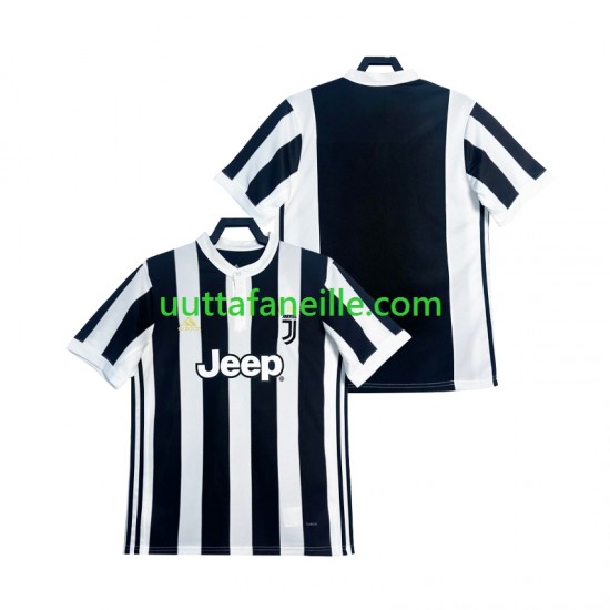 Jalkapallo Pelipaitoja Juventus 2017 2018 Retro Mies Kotipeliasu Lyhythihainen