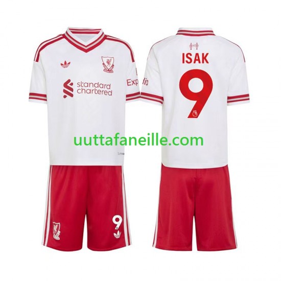Jalkapallo Pelipaitoja Liverpool Alexander Isak 9 Lasten Vieraspeliasu 2026-2027 Lyhythihainen