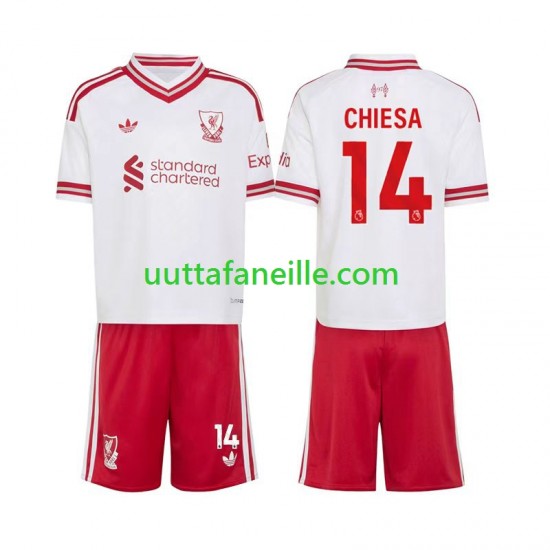 Jalkapallo Pelipaitoja Liverpool Federico Chiesa 14 Lasten Vieraspeliasu 2026-2027 Lyhythihainen