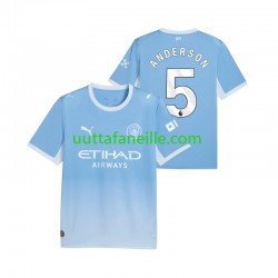 Jalkapallo Pelipaitoja Manchester City Elliot Anderson 5 Mies Kotipeliasu 2026-2027 Lyhythihainen