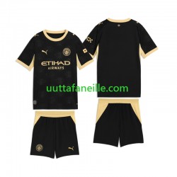 Jalkapallo Pelipaitoja Manchester City Lasten Vieraspeliasu 2026-2027 Lyhythihainen