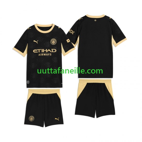 Jalkapallo Pelipaitoja Manchester City Lasten Vieraspeliasu 2026-2027 Lyhythihainen