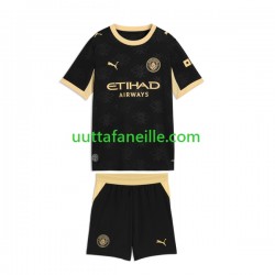 Jalkapallo Pelipaitoja Manchester City Lasten Vieraspeliasu 2026-2027 Lyhythihainen