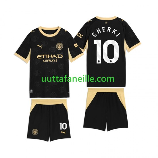 Jalkapallo Pelipaitoja Manchester City Rayan Cherki 10 Lasten Vieraspeliasu 2026-2027 Lyhythihainen