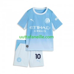 Jalkapallo Pelipaitoja Manchester City Rayan Cherki 10 Lasten Kotipeliasu 2026-2027 Lyhythihainen