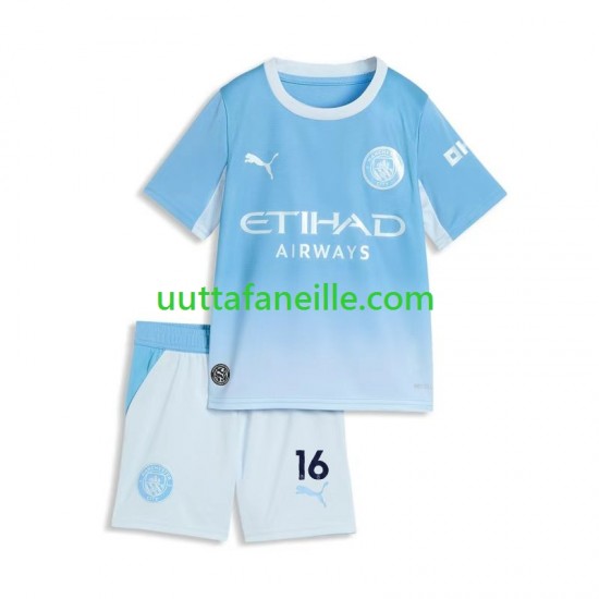 Jalkapallo Pelipaitoja Manchester City Rodri 16 Lasten Kotipeliasu 2026-2027 Lyhythihainen