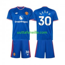 Jalkapallo Pelipaitoja Manchester United Benjamin Sesko 30 Lasten Vieraspeliasu 2026-2027 Lyhythihainen