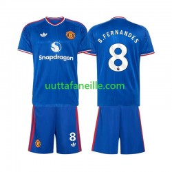 Jalkapallo Pelipaitoja Manchester United Bruno Fernandes 8 Lasten Vieraspeliasu 2026-2027 Lyhythihainen