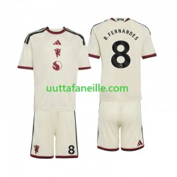 Jalkapallo Pelipaitoja Manchester United Bruno Fernandes 8 Lasten Kolmas peliasu 2026-2027 Lyhythihainen